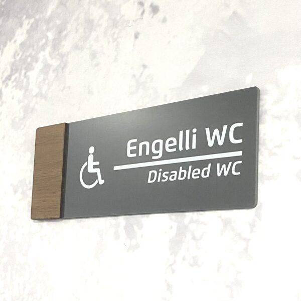 Engelli WC Kapı İsimliği